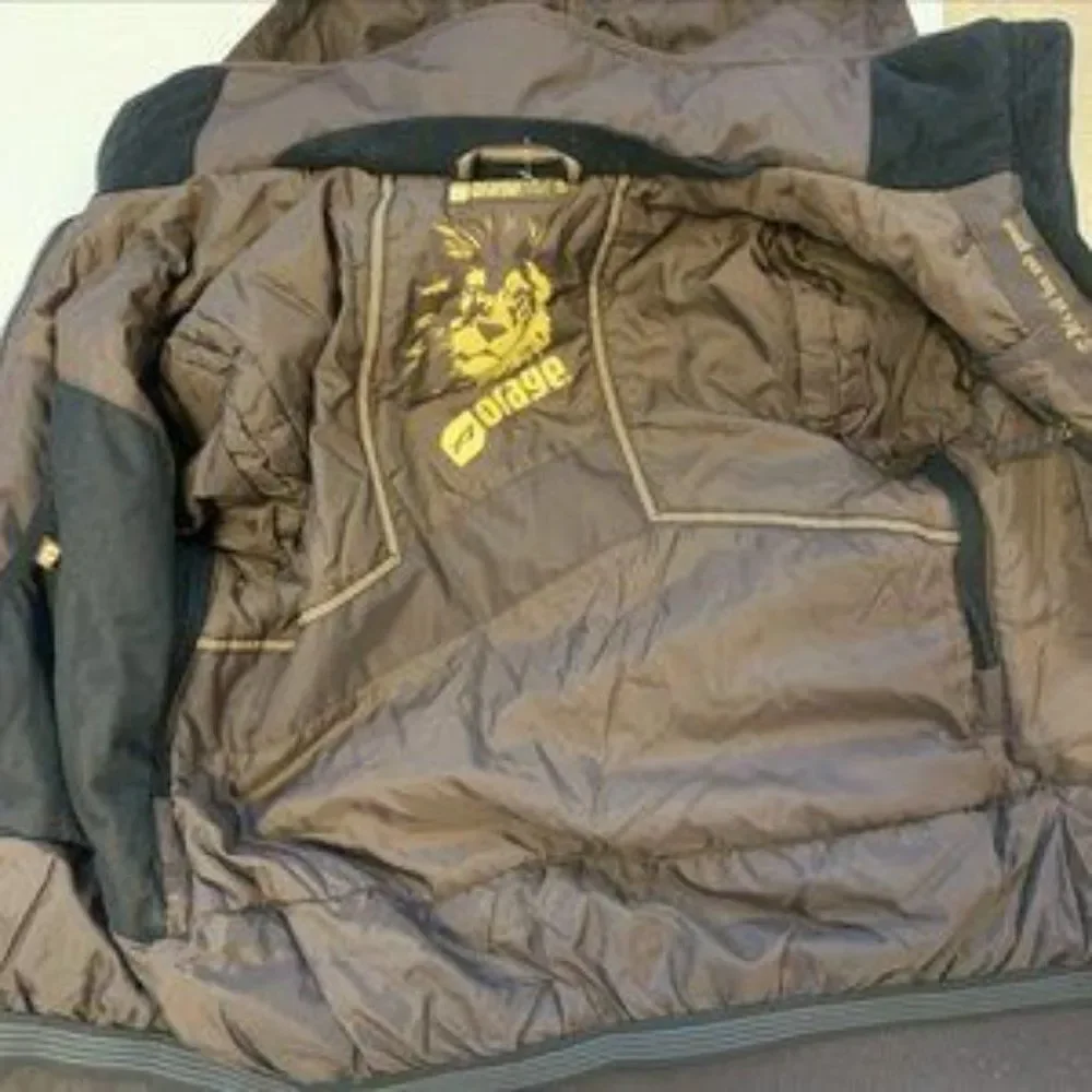Orage Brown winter ski jacket coat size small - Picture 3 of 10